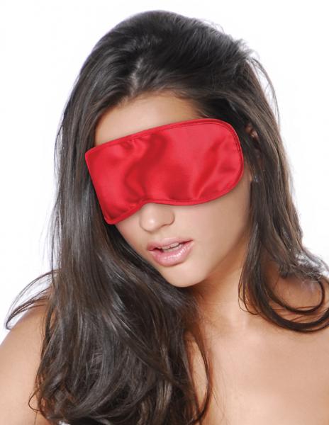 Fetish Fantasy Red Satin Love Mask O/S - Secret Garden