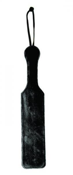 Leather Paddle With Black Fur - Secret Garden