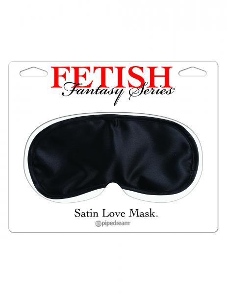 Fetish Fantasy Satin Love Mask Black O/S - Secret Garden