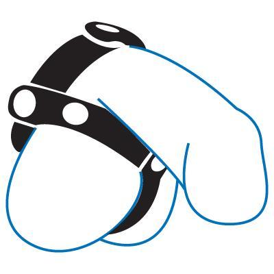 T Style Ball Divider Leather Snap Closure Black - Secret Garden