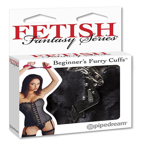 Fetish Fantasy Beginners Furry Cuffs Black - Secret Garden