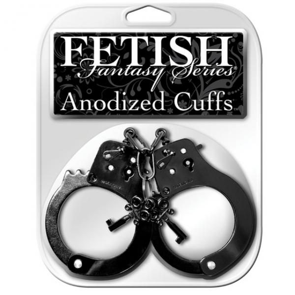 Fetish Fantasy Anodized Cuffs Black - Secret Garden