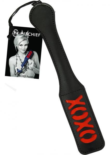 Sex and Mischief XOXO Paddle Black - Secret Garden