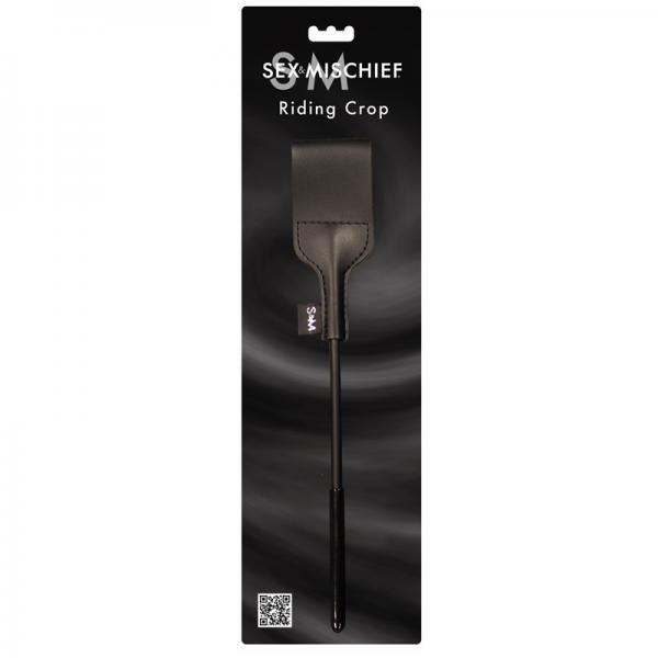 Sex & Mischief Riding Crop Black - Secret Garden