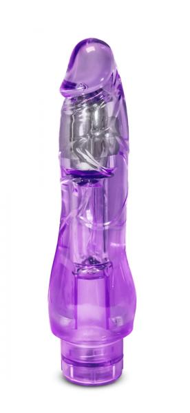 Fantasy Vibe 8.5 inches Vibrating Dildo Purple - Secret Garden