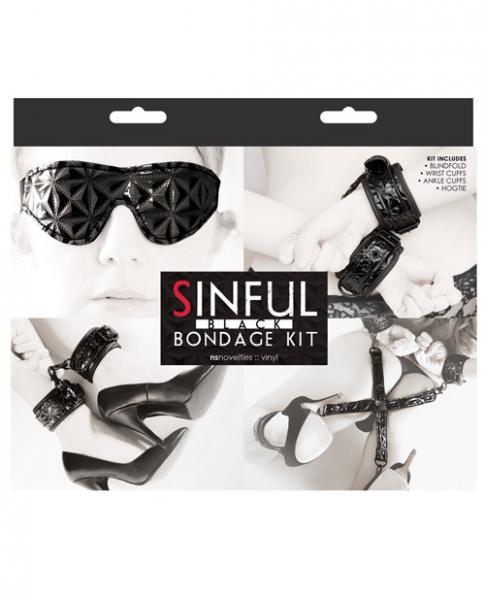 Sinful Bondage Kit Black - Secret Garden