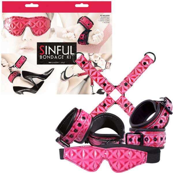 Sinful Bondage Kit Pink - Secret Garden