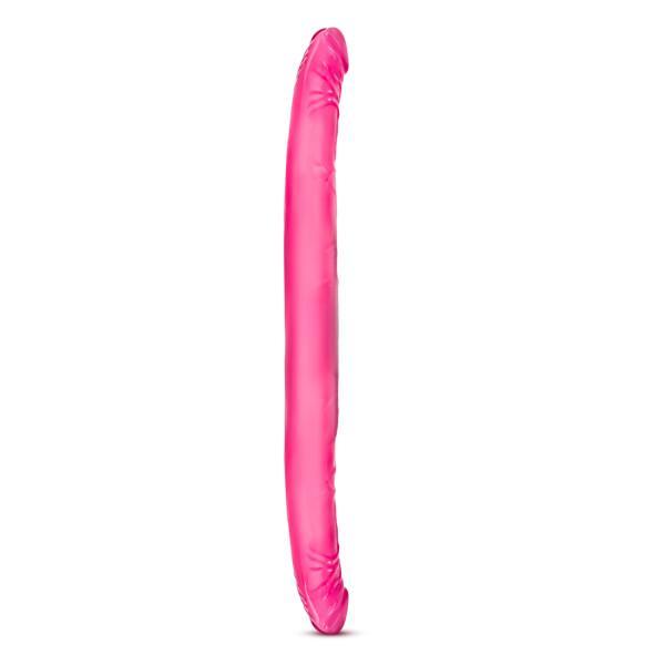 B Yours 16 inches Double Dildo Pink - Secret Garden