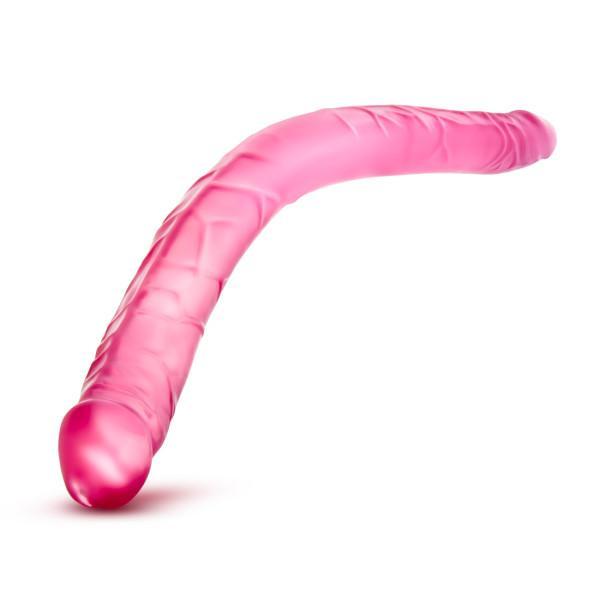 B Yours 16 inches Double Dildo Pink - Secret Garden