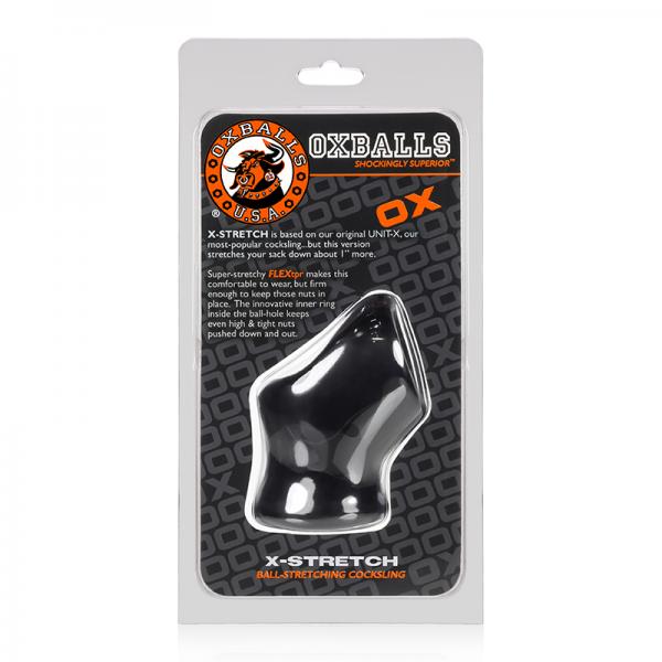 Oxballs Unit-x Stretch, Cocksling, Black - Secret Garden