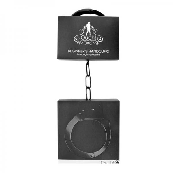 Ouch! Beginner's Handcuffs - Black - Secret Garden