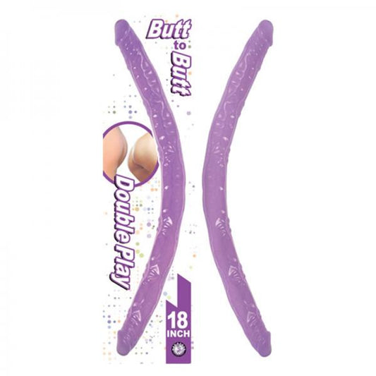 Butt To Butt Double Play Dong 18in Lavender - Secret Garden