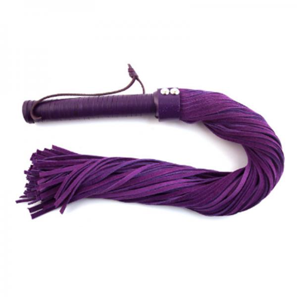 Rouge Suede Flogger Black/purple - Secret Garden