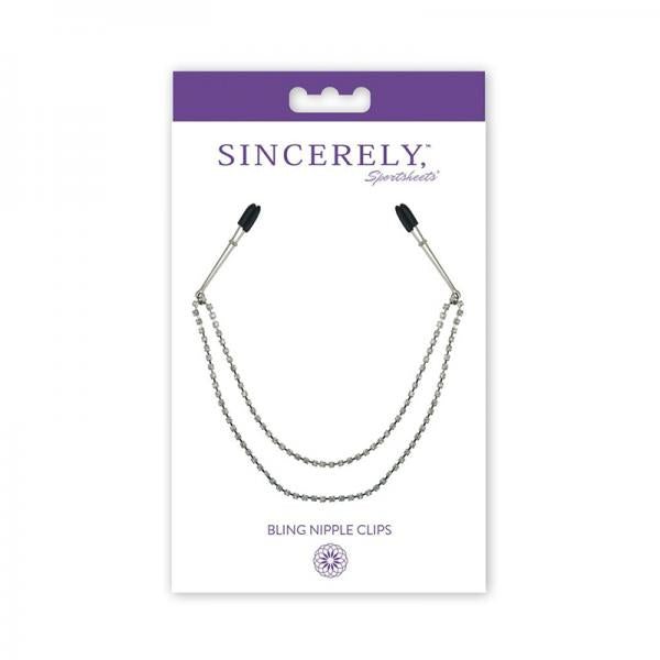Sincerely, Ss Bling Nipple Clips - Secret Garden