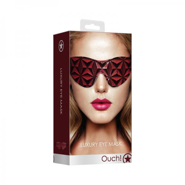 Luxury Eye Mask - Burgundy - Secret Garden