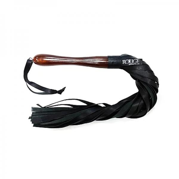 Rouge Wooden Handle Flogger - Secret Garden