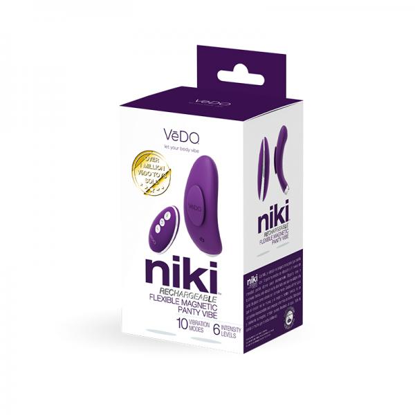 Niki Rechargeable Panty Vibe Deep Purple - Secret Garden