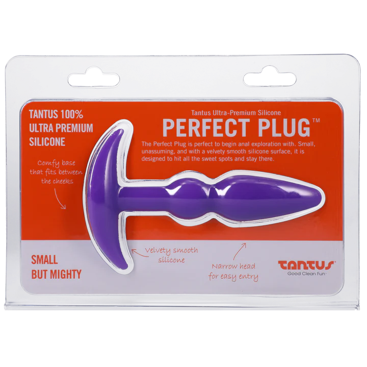 Tantus Silicone Perfect Butt Plug Purple