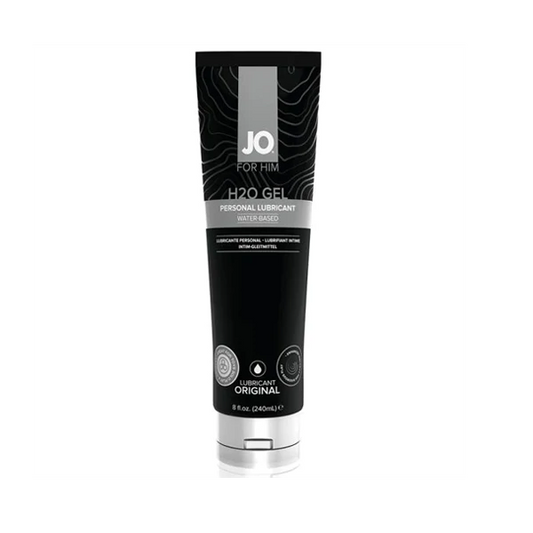 Jo For Him H2O Gel Original Water-Based Personal Lubricant Lube 8 fl. oz. / 240 ml