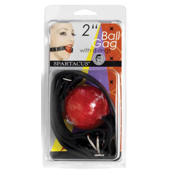 Ball Gag Red Rubber Ball - Secret Garden