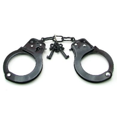 Fetish Fantasy Designer Metal Handcuffs - Black - Secret Garden