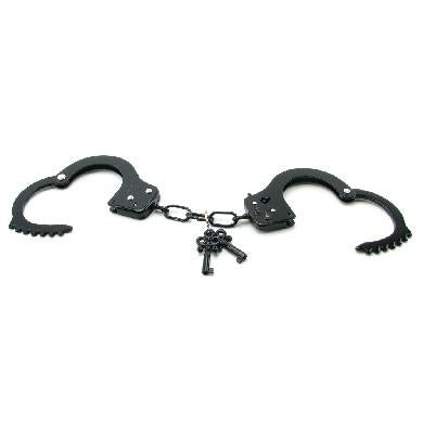 Fetish Fantasy Designer Metal Handcuffs - Black - Secret Garden