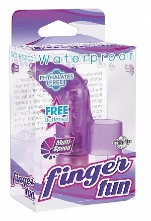 Waterproof Finger Fun Purple - Secret Garden