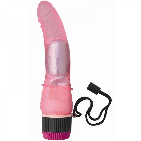 Waterproof Jelly Caribbean #4 Vibrator - Pink - Secret Garden