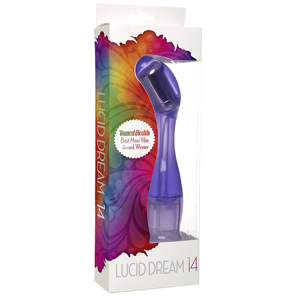 Lucid Dream No 14 Multi-Speed Waterproof G-Spot Vibrator - Purple - Secret Garden