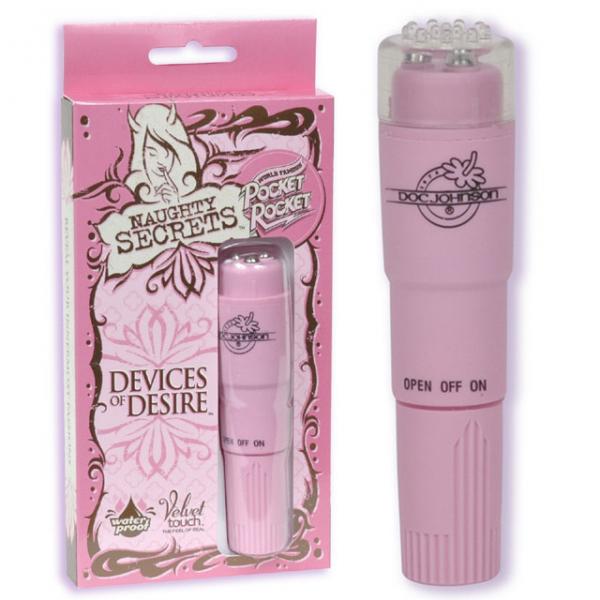 Naughty Secrets Pocket Rocket Pink Vibrator Desire - Secret Garden