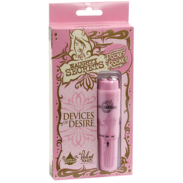 Naughty Secrets Pocket Rocket Pink Vibrator Desire - Secret Garden