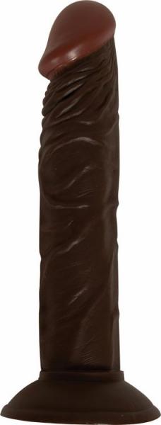 All American Whopper Vibrating 8 Inches Dildo Brown - Secret Garden