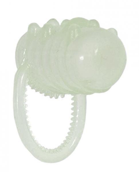 Tongue Dinger Night Stroker Vibrating Ring Glow In The Dark - Secret Garden