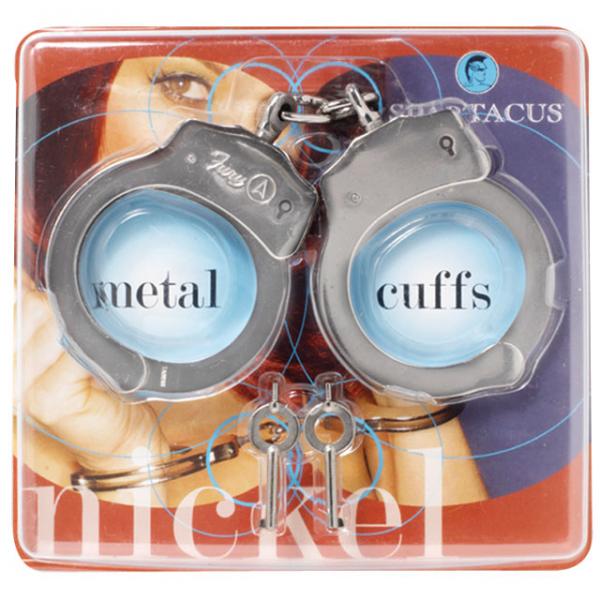 Nickel Coated Steel Handcuffs Double Locking - Secret Garden