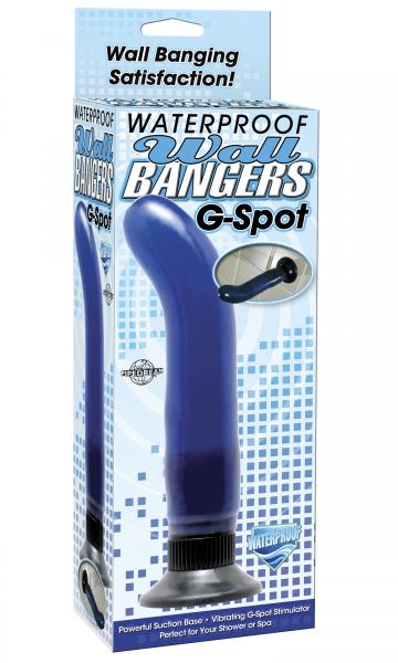 Waterproof Wall Bangers G-Spot Vibrator Blue - Secret Garden