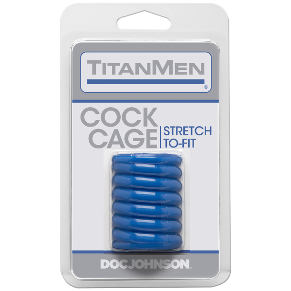 Titanmen Cock Cage Blue - Secret Garden