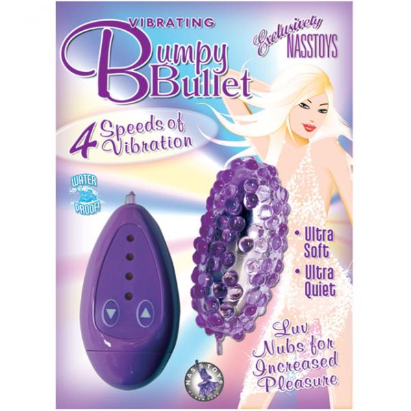 Vibrating Bumpy Bullet (purple) - Secret Garden