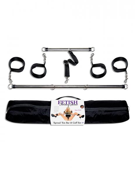 Fetish Fantasy Spread Em Bar And Cuff Set - Secret Garden