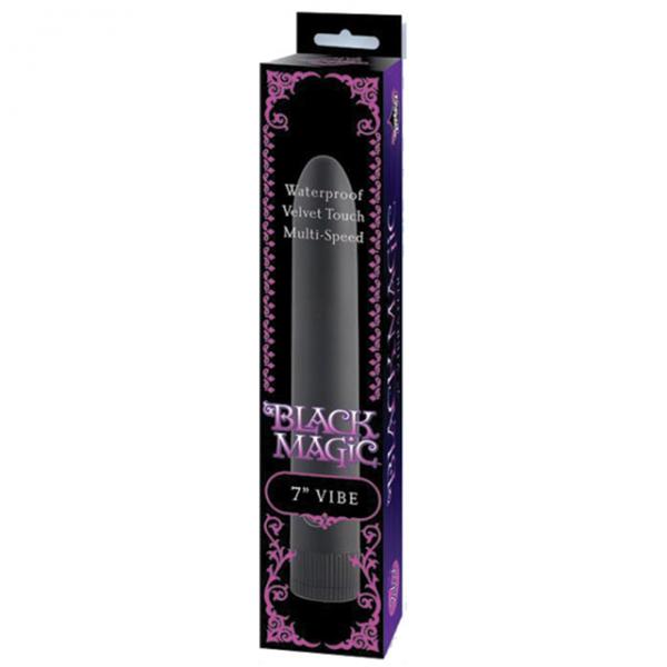 Black Magic Velvet Touch Vibrator Waterproof  - Black - Secret Garden