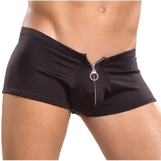 Male Power Zipper Shorts L/XL Underwear - Secret Garden