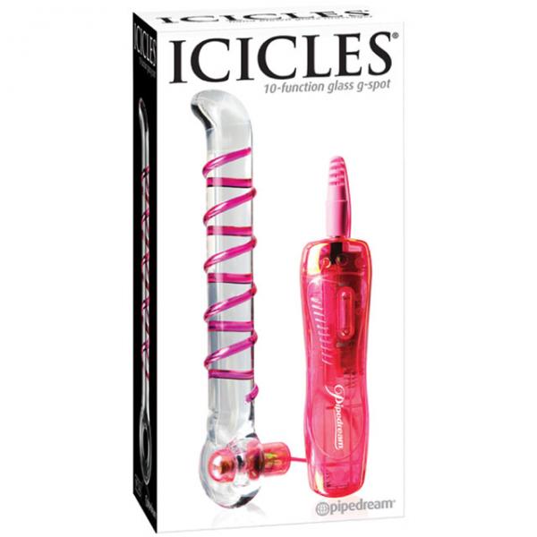 Icicles No 4 Glass Massager Clear - Secret Garden