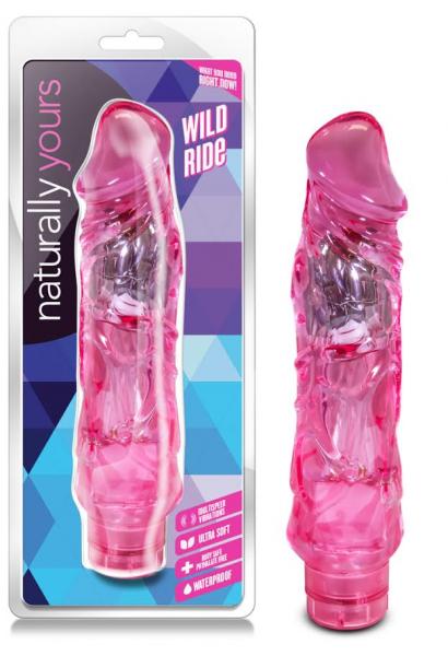 Wild Ride Waterproof Vibrator - Pink - Secret Garden