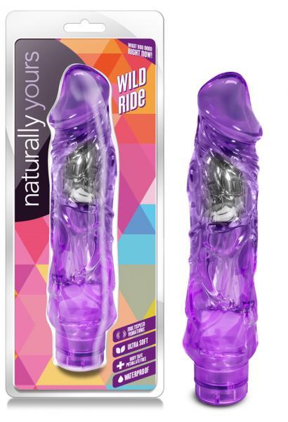 Wild Ride Waterproof Vibrator - Purple - Secret Garden