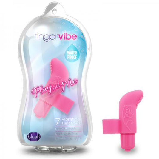 Blush Silicone Finger Vibe (pink) - Secret Garden