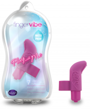 Blush Silicone Finger Vibe Lavender - Secret Garden