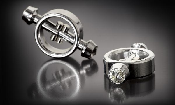 Metal Worx Magnetic Nipple Clamps - Secret Garden