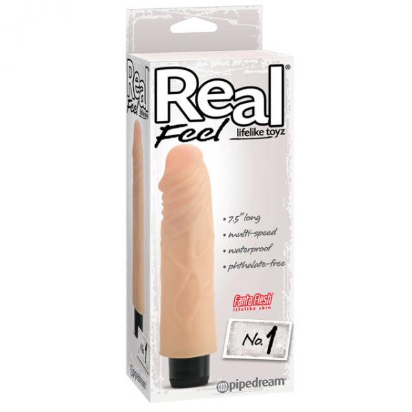 Real Feel Lifelike Toyz No.1 Beige Vibrator - Secret Garden