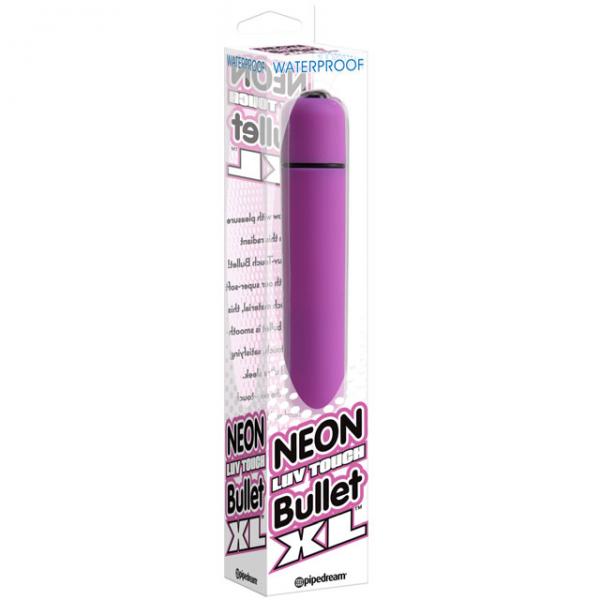 Neon Luv Touch Bullet XL Purple Vibrator - Secret Garden