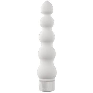 White Nights 7 inches Ribbed Vibrator - Secret Garden