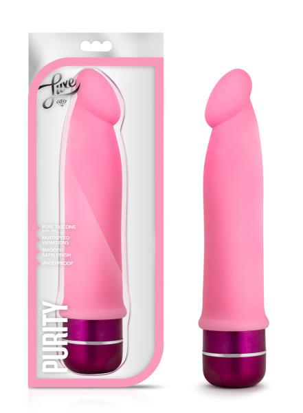 Purity Silicone Vibrator Pink - Secret Garden